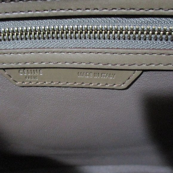 NEW CELINE PARIS ITALY Python Leather MINI LUGGAGE BRICK Tote Bag NWT - Picture 8 of 11